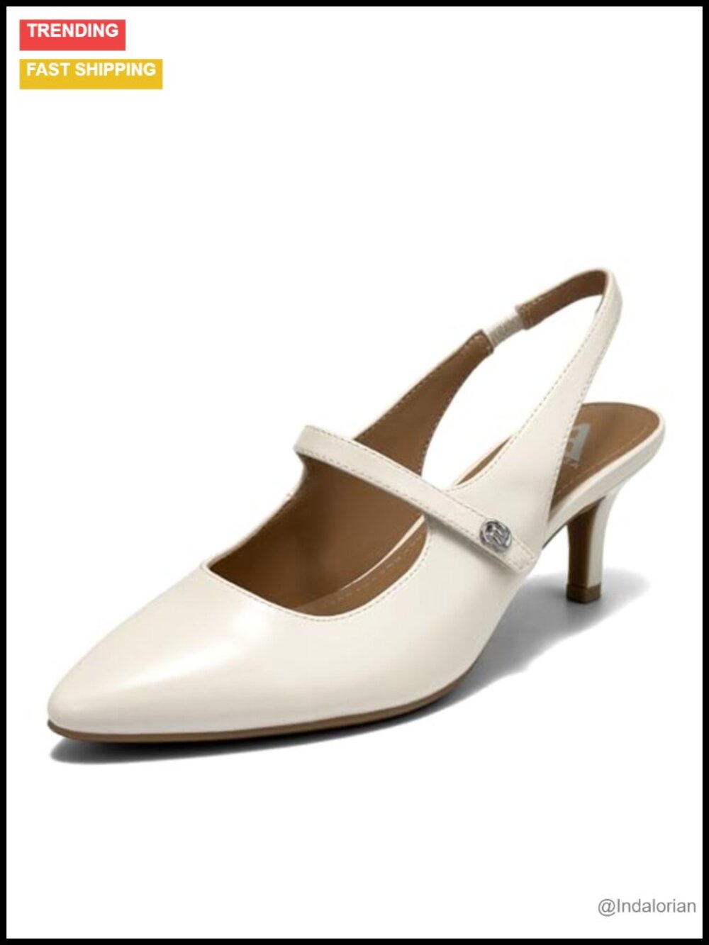 Aerosoles Kitten Heel Slingback Pointed Toe Pump